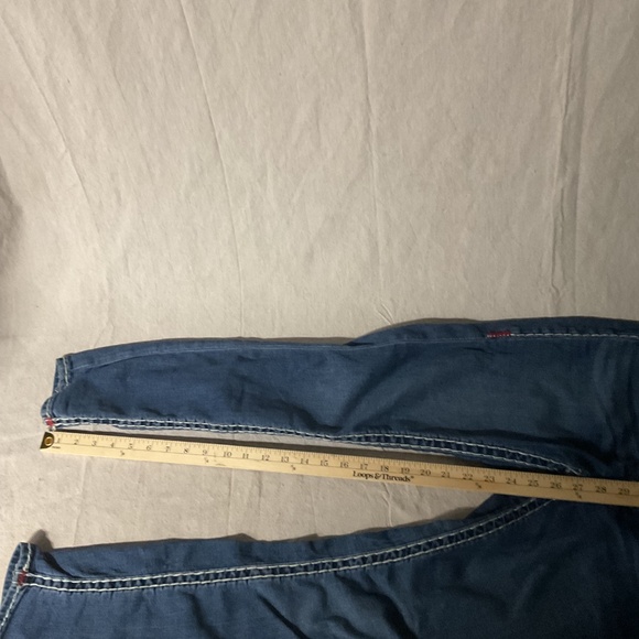 True Religion Dark Blue Jeans with Design - Picture 3 of 9